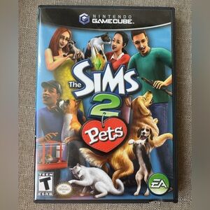 Rare The Sims 2 Pets for Nintendo GameCube Vintage Y2K 2006 Excellent Condition